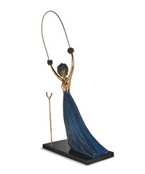 Alice In Wonderland by Salvador Dali - Bronze Sculpture sized 17x36 inches. Available from Whitewall Galleries